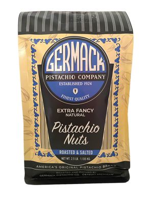 Germack Extra Fancy Natural Pistachio Nuts, 2.5 Pound Bag
