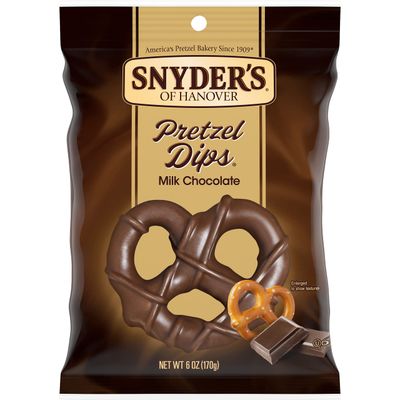 Snyder&#39;s of Hanover Pretzels, Milk Chocolate Covered Pretzels, 6 Oz