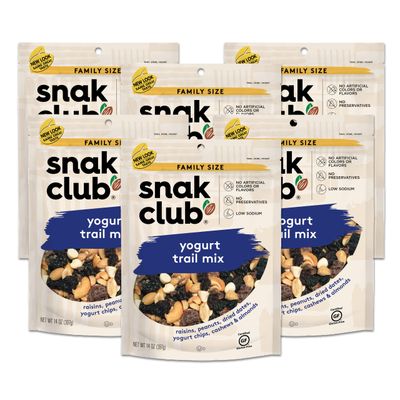 Snak Club Yogurt Trail Mix, 14 Ounce (Pack of 6)
