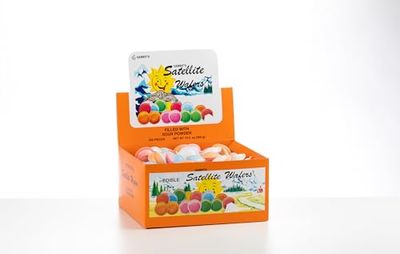 Gerrit&#39;s Satellite Wafers - 240 Pieces - Filled with Sour Powder - 10.5oz