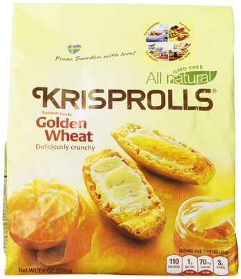 Pagen Krisprolls, Golden Wheat, 7.9 Ounce (Pack of 5)