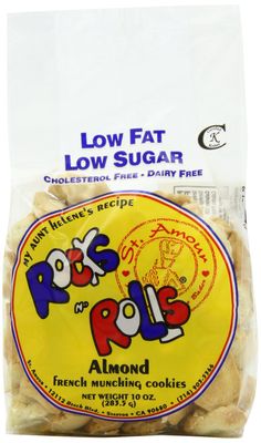 St Amour Rocks N Rolls French Munching Cookies, Almond, 10 Ounce