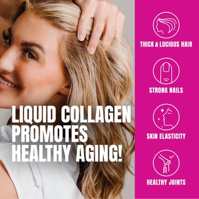 PROSUPPS Amino23 Liquid Collagen Shots, 23g Collagen Protein Promotes Exercise Recovery, Healthy Skin, Hair, Nails & Join Support - Convenient On The Go Bottle, Berry