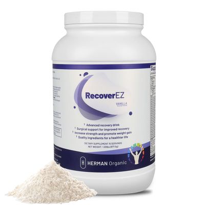 Herman Organic RecoverEZ Comprehensive Nutritional Blend Protein Powder for Recovery
