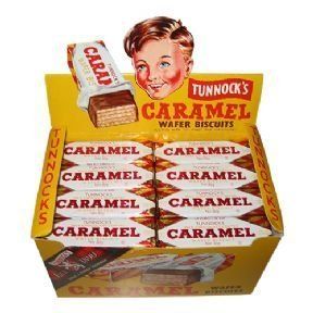 Tunnocks Caramel Wafer Biscuits 30g (Box of 48) by Tunnocks