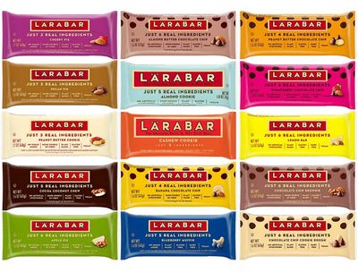 Larabar Gluten Free Snack Bars Variety Pack, (16 Bars), 1.7oz In Sanisco Packaging. (Type 1)