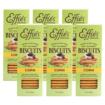 Effie&#39;s Homemade Biscuits - Corn - 6 Pack