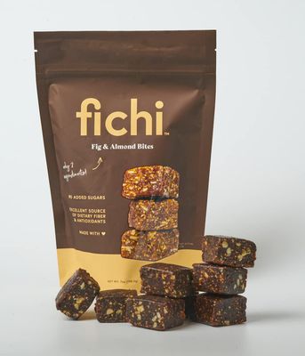 Fichi Fig and Nut Bites, a Wholesome and Delicious Gluten-Free Italian Fruit and Nut Snack, 3.5oz Bag (One Pack, Fig and Almond)