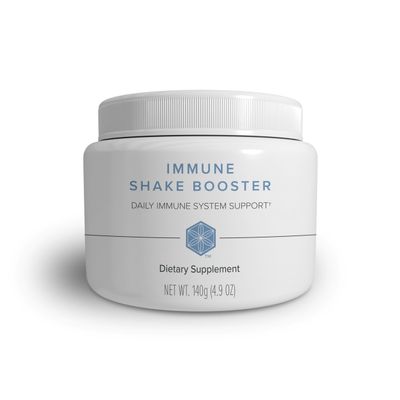Isagenix Immune Shake Booster - Supports Healthy Immune Function with Wellmune Beta-Glucans &amp; Mushroom Blend - Unflavored Powder for Easy Mixing - Good Source of Fiber - No Artificial Ingredients