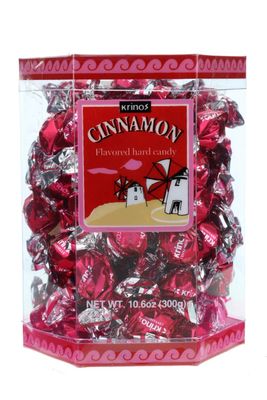 Krinos Cinnamon Hard Candy,Individually Wrapped, 10.6 oz, Imported from Greece