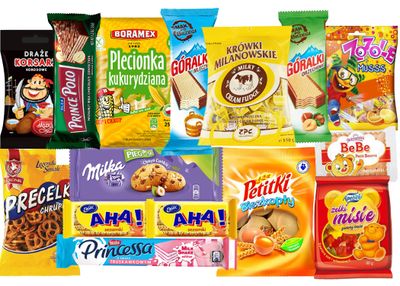 TASTE OF POLAND KIDS SNACK BOX packing by Granda, 15 Count.