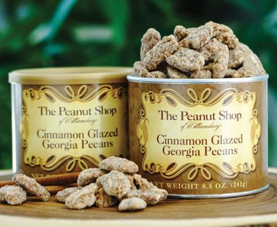 The Peanut Shop of Williamsburg Cinnamon Glazed Pecans - 8.5 oz
