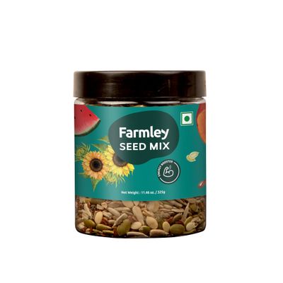 Farmley Raw Superfood Seed Mix  Healthy Superfood Gut Supplement  Premium Superfood Blend for Healthy Body  325 g (11.46 oz)