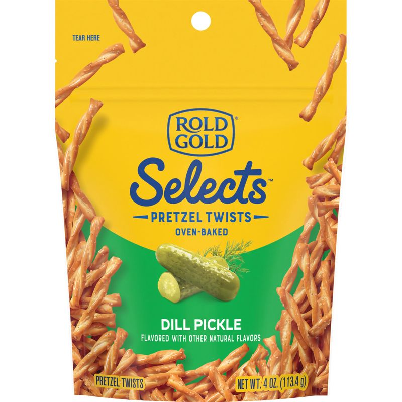 Rold Gold Selects, Dill Pickle Pretzel Twists, 4 Oz