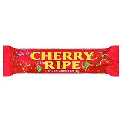 Cadbury Cherry Ripe Snack Bar 52g (Pack of 6)