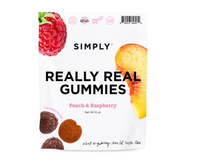 Really Real Gummies (12 Ounce (Pack of 1), Peach and Raspberry)