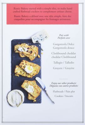 Rustic Bakery, Crisps Tart Cherry Cacao Nib Almond, 5 Ounce