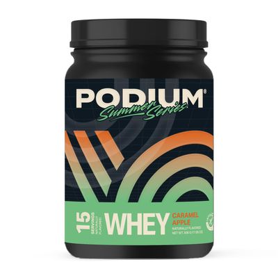 Podium Nutrition, Whey Protein Powder, Caramel Apple