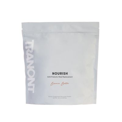 Tranont Nourish GOS Prebiotic Meal Replacement Shake  Brownie Batter Flavor  14.3 oz  Supports Gut Health &amp; Skin Care  Packed with Vitamins &amp; Minerals  Vegan  Protein Powder  Vitamin C and B
