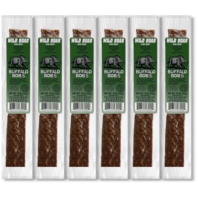 Buffalo Bob&#39;s Jerky (6 Pack)- Boar BBQ