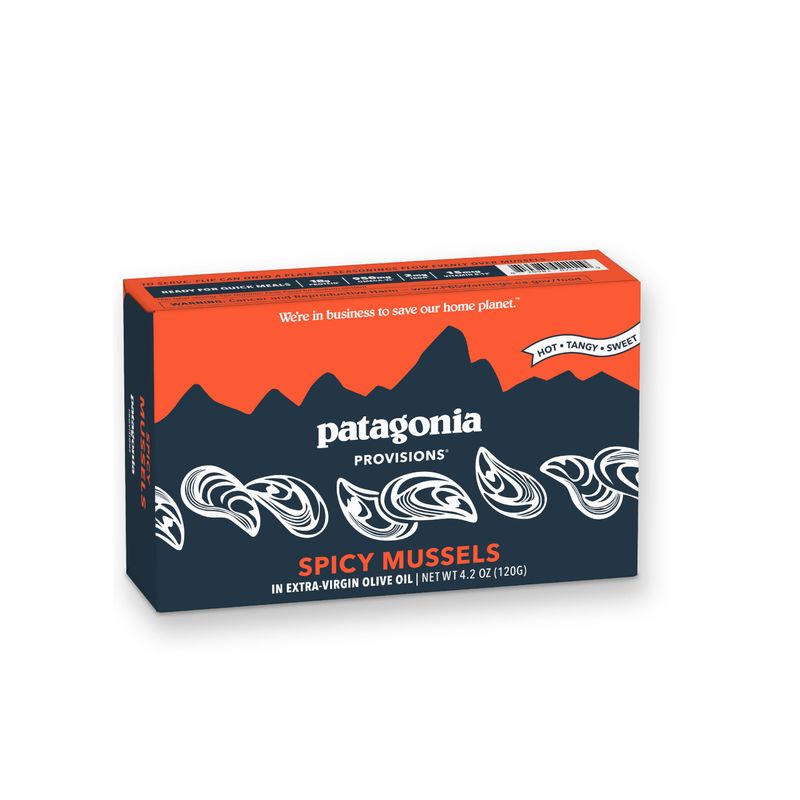 Patagonia Provisions - Spicy Mussels in Extra Virgin Olive Oil  Responsibly sourced  18g Protein &amp; Gluten Free