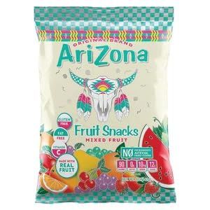 Arizona, Green Tea Fruit Snacks Mixed Flavors, 5 Ounce