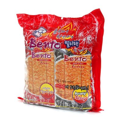 Bento Squid Snack Two Flavor Multipack 20pack (12g x 20) - Sweet &amp; Spicy(10pcs)  Angry &amp; Spicy(10pcs)