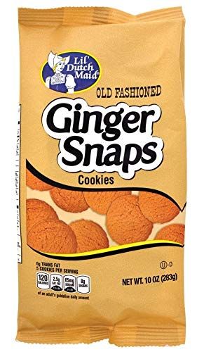 Valentine&#39;s Day Special Lil&#39; Dutch Maid Old Fashioned Ginger Snaps, 10-oz. Bags (Pack of 2)
