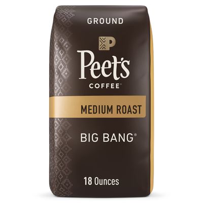 Peet&#39;s Coffee, Medium Roast Ground Coffee - Big Bang 18 Ounce Bag