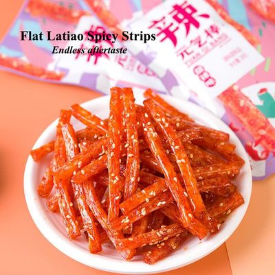 Fraunitsh Latiao Spicy Strips, Spicy Gluten Latiao Spicy Strip, Chinese Classic Spicy Leisure Latiao Snack Food, , , Nostalgic Latiao Snack (Pack of 3, Spicy and sweet)