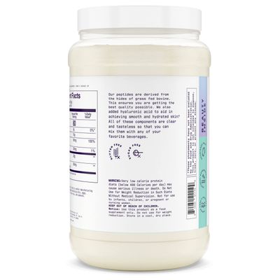Alani Nu Collagen Peptides Powder UNFLAVORED  18g Protein  Supports Bone, Skin and Nail Health  Collagen for Women  80mg of Hyaluronic Acid  Gluten Free  Sugar Free  14 Servings