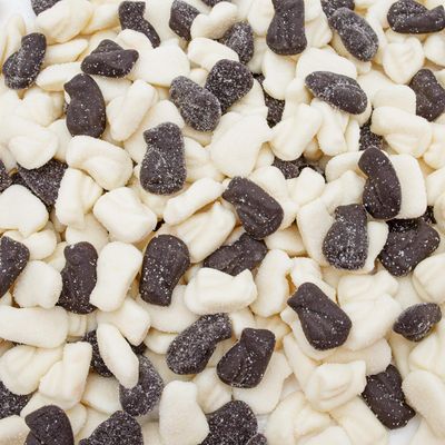 Guatemalan Gummy Candy Bulk 3 lb - Cola Gummies, Gelatin Based, Soft and Chewy, Penguin Shaped, in Resealable Bag, Light Sugar Coating