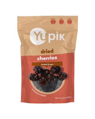 Yupik Dried Cherries, 6.5 Oz, Gluten-Free, Kosher, Dried Fruits, Tart &amp; Sweet Whole Cherries, Pitted, Healthy Snacks, Source of Vitamin A and Vitamin C