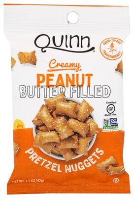Quinn Peanut Butter Filled Nugget Single Serve 1.5 Oz Bags, 14 Count