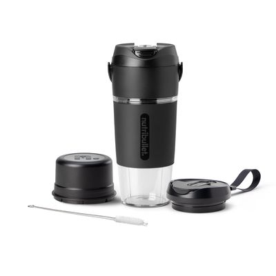 nutribullet Flip Portable Blender with Tritan Cup, Cordless, Black, NBPB10350