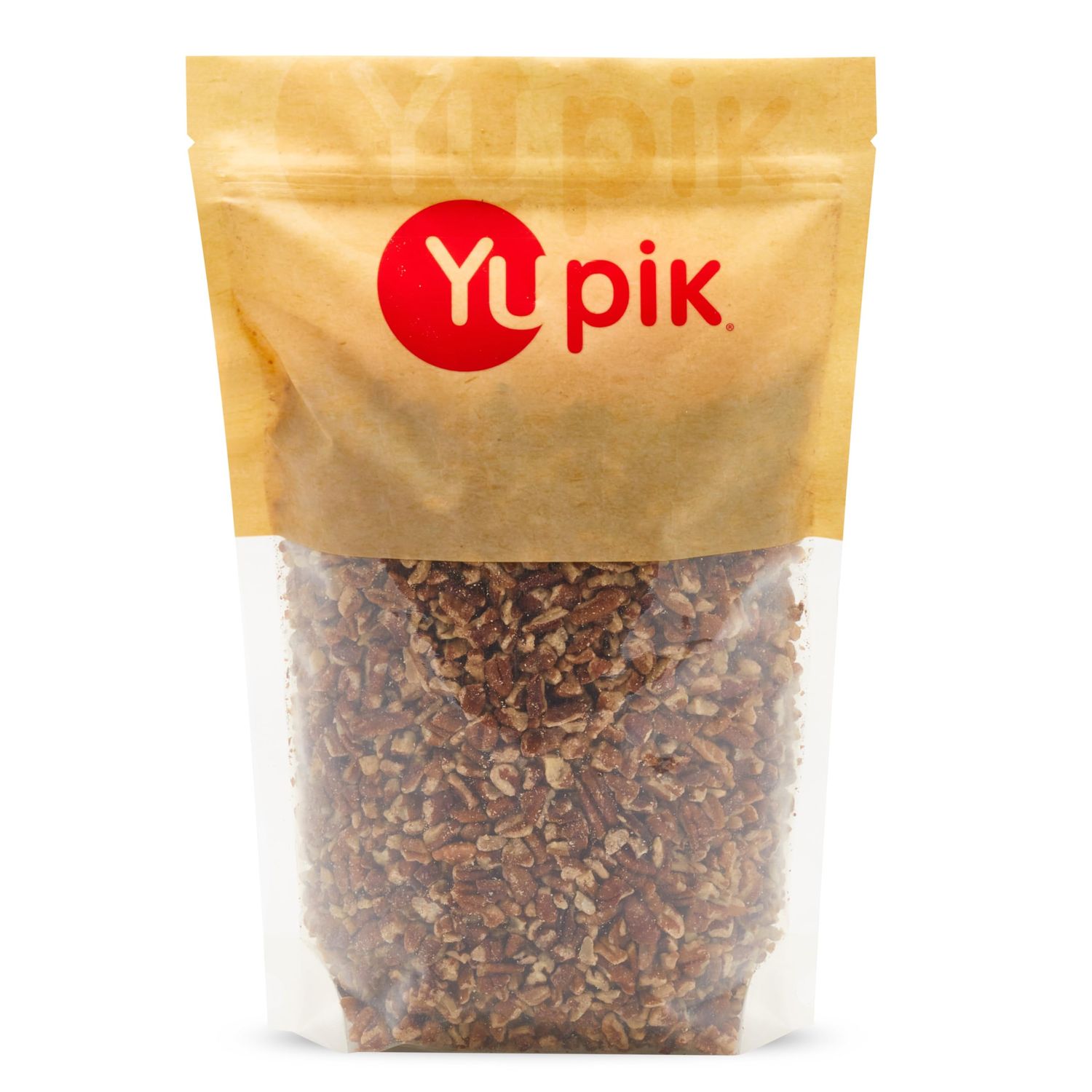 Yupik Raw Pecans, Medium Pieces, 2.2 lb (35.2 oz), Kosher, Gluten-Free, Vegan, Chopped Crunchy Nuts, Unsalted, Unroasted, Source of Fiber, Healthy Snacks, Ideal for Baking, Cooking &amp; Topping