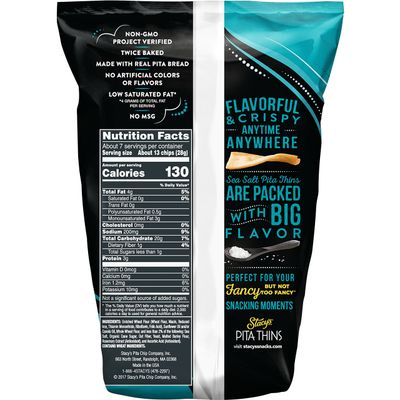 Stacy's Pita Crisps Simply Naked, 6.75 Ounce