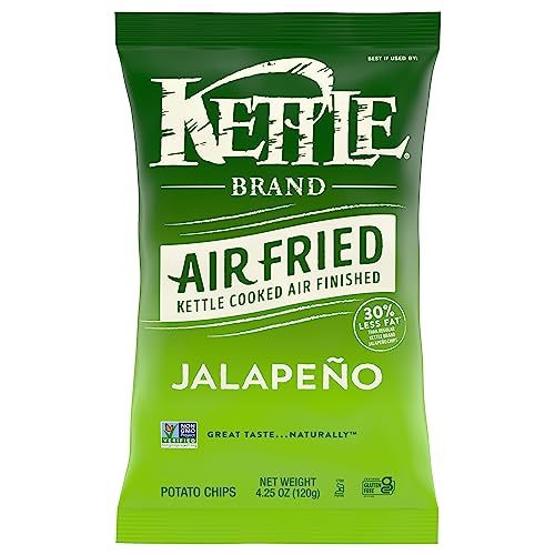 KETTLE FOODS Air Fried Jalapeno Chips, 4.25 OZ
