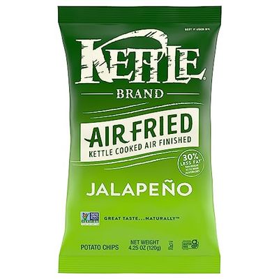 KETTLE FOODS Air Fried Jalapeno Chips, 4.25 OZ