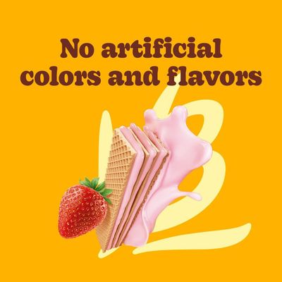 Bauducco Strawberry Wafers - Crispy Wafer Cookies With 3 Delicious, Indulgent, Decadent Layers of Strawberry Flavored Cream - Delicious Sweet Snack or Dessert - 9.0 oz (Pack of 1)