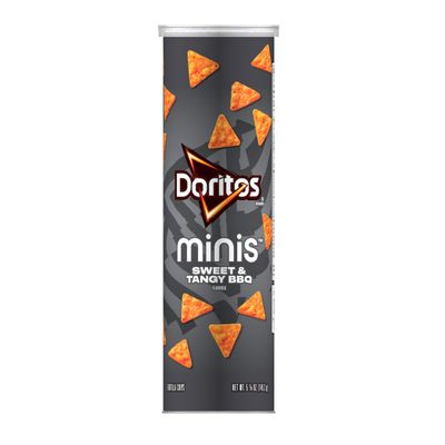 Doritos Minis, Sweet &amp; Tangy BBQ, 5.125 oz Canister