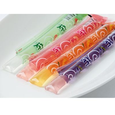 Jelly Straws Pack of 2 - Jelly Noodles Gummies Peach Mango Blueberry Lychee Flavors
