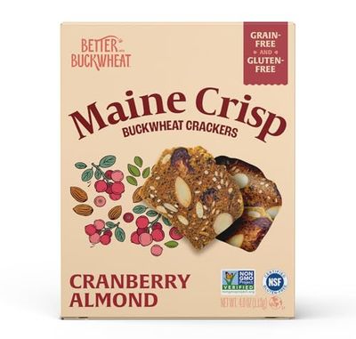 Better With Buckwheat Cranberry Almond Crisps, 4 OZ