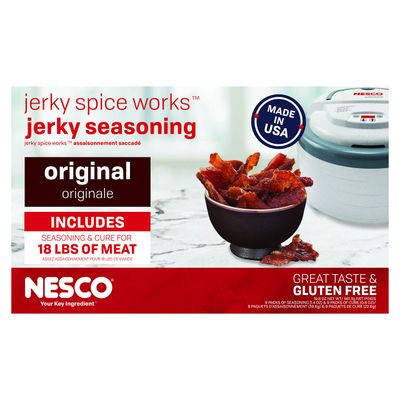 Nesco BJ-18, Jerky Spice Works, Original Flavor, 9 count, Beigebeige, 19.8 Ounce (Pack of 1)