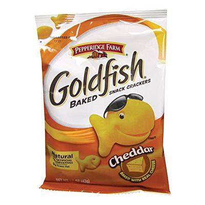 Pepperidge Farm Goldfish, Cheddar, 1.5-ounce bags (pack of 72)