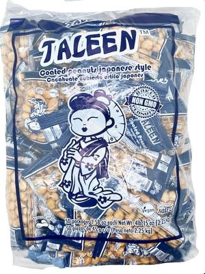 Taleen Japanese Style Roasted Peanuts 4.96lb 50ct 1.58oz bags