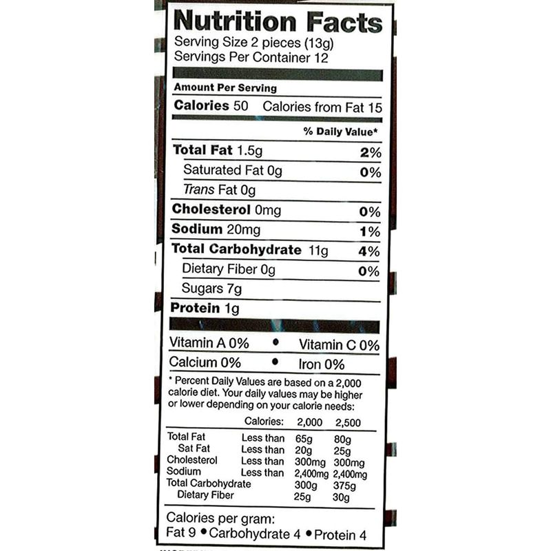 Atkinsons (1) bag Crunchy Peanut Butter Bars Candy - Gluten Free, Vegan Friendly 4 oz