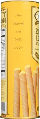 Dolcetto Lemon Rolled Wafers 3 Oz. (Pack of 12)