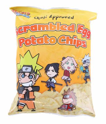 Asian Food Grocer Naruto Scrambled Egg Flavor Potato Chips  1.9 Ounce Pack