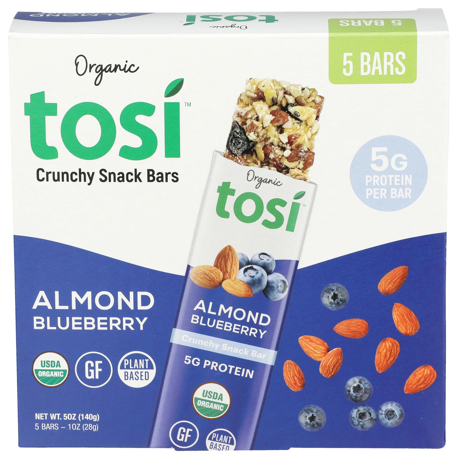 TOSI Organic Almond Blueberry Superbites, 4 OZ